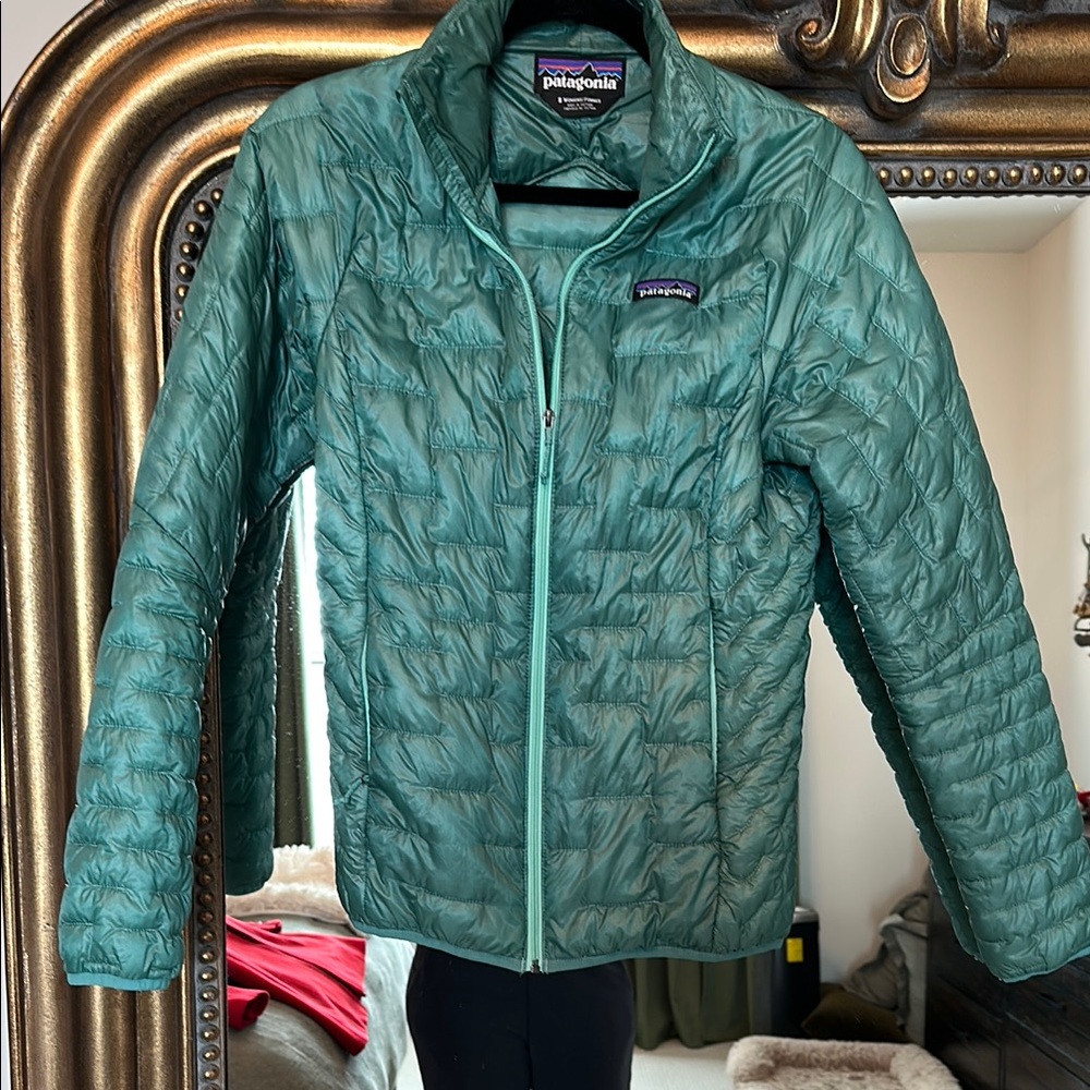Patagonia Nano Puff Jacket, Small, Teal